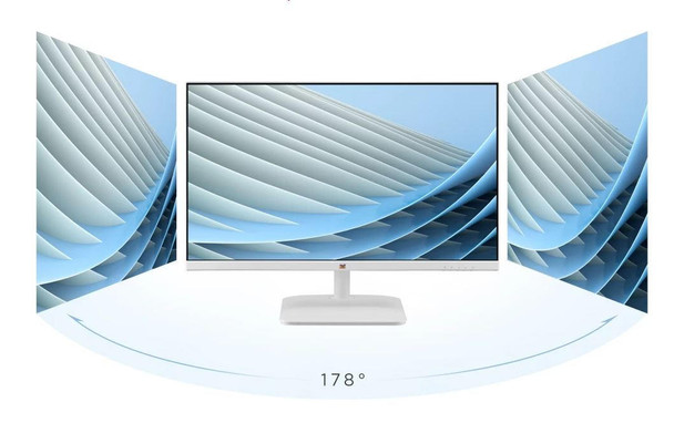 VIEWSONIC 24' Office SuperClear IPS, 4ms 100hz, FHD 1080, HDMI, VGA, 3.5 Audio, Multi-View, Eye Care, VESA 75m, Slim, 2432-H-W White Monitor