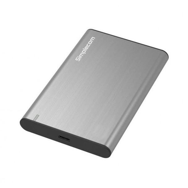  SIMPLECOM SE221 Aluminium 2.5inch SATA HDD/SSD to USB 3.1 Enclosure Grey 