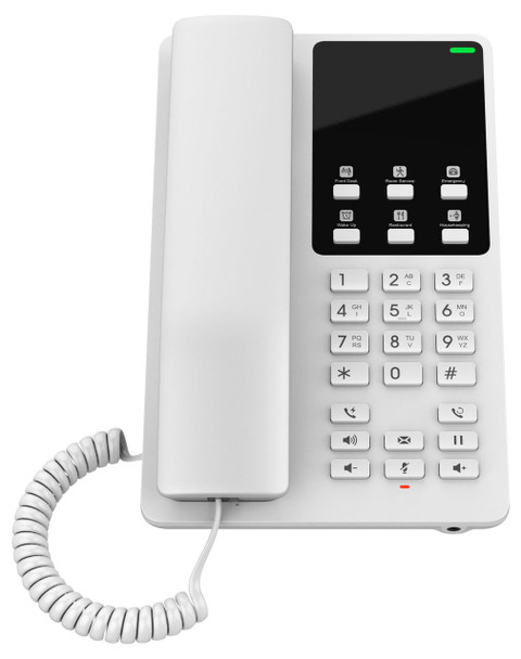  GRANDSTREAM GHP620 Hotel Phone, 2 Line IP Phone, 2 SIP Accounts, HD Audio, White Colour, 1Yr 