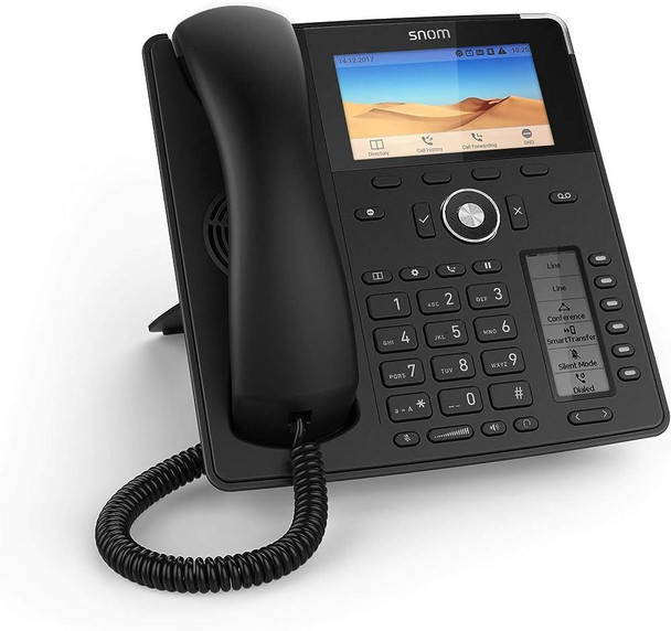  SNOM D785N SIP Desk Phone, 4.3 Inch Colour Display lay, 480 x 272 Pixels, HD Audio, USB, 48 Self-Labeling Keys 