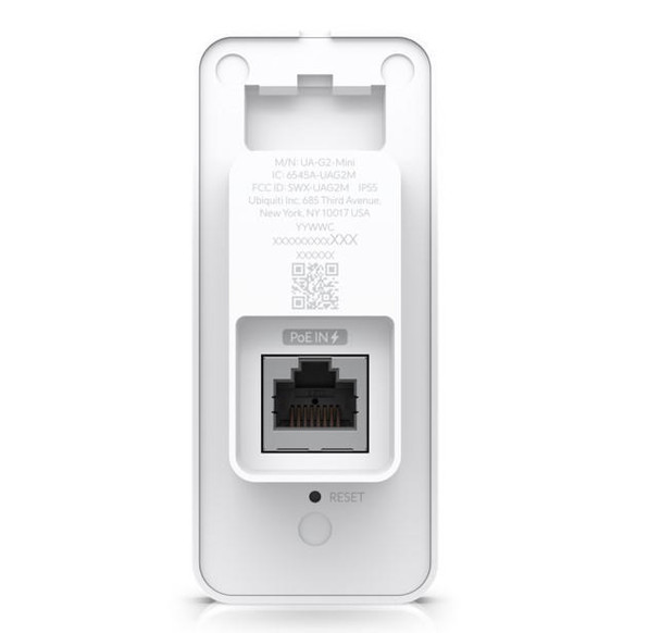  UBIQUITI UniFi Access Reader G2, Entry/Exit Messages, IP55 Weather Resistance, Additional Handwave Unlock Functionality 