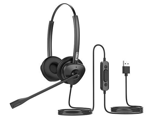 Fanvil FANVIL HT302-U USB Stereo Headset - Over the head design, perfect for any small office or home office (SOHO) or call center staff - USB Connection 