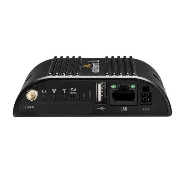 CRADLEPOINT IBR200 IoT Router, Cat 1, Essentials Plan, 2x SMA cellular connectors, 1x FE Ports, Dual SIM, 3 Year NetCloud