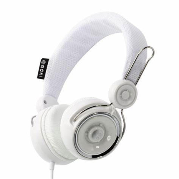  MOKI INTERNATIONAL Life Drops Wired Headphones - White 