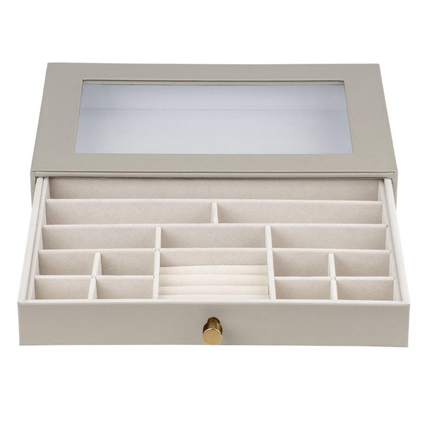  Cassandra's Large Jewellery Box Drawer - The Maya Collection - Grey 