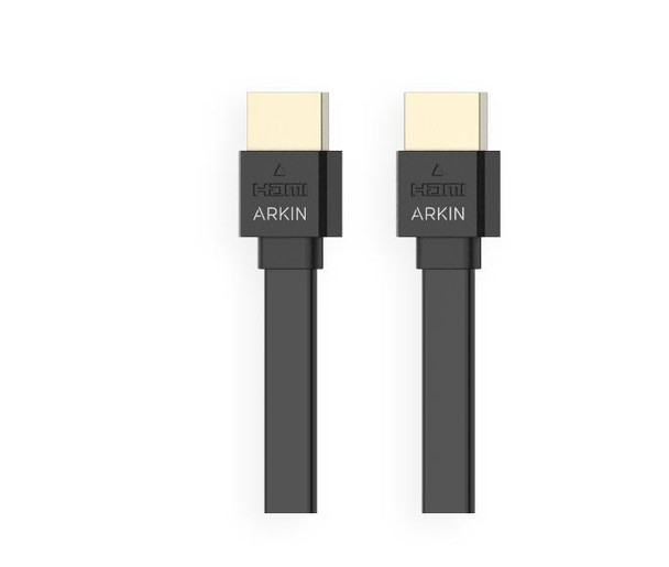  ARKIN  4K 18GBPS HDMI 2.0 FLAT CABLE WITH ETHERNET - 0.5M 