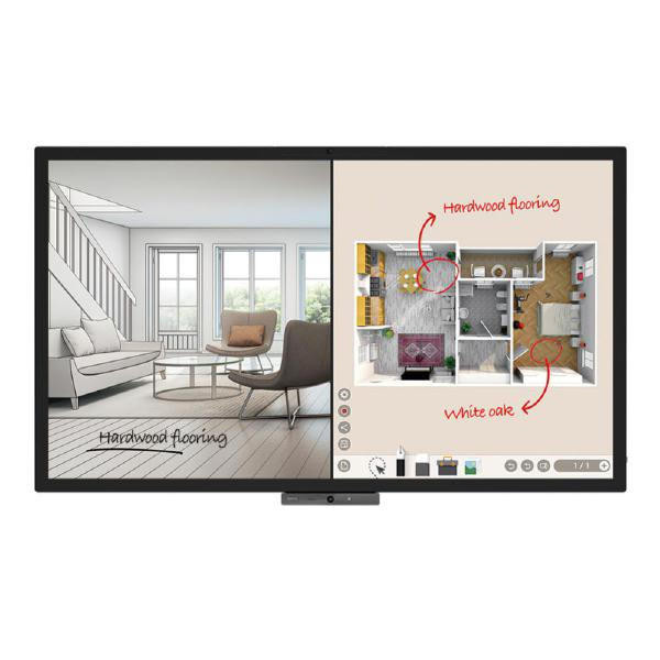 BENQ BenQ CP6501K Interactive Flat Panel / 65"/ 16:9/ 3840 x 2160/ 1200:1/ 8ms/ 20 Point USB Multi Touch/ VGA, HDMI, DP/ Speakers/ Android 