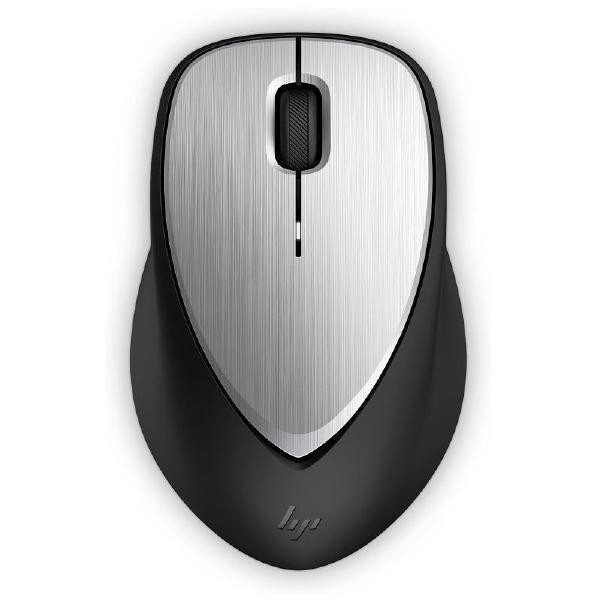  HP ENVY 500 Mouse -2LX92AA- Radio Frequency - USB - Laser - 3 Button(s) - Black, Silver - Wireless - 1600 dpi 