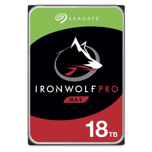 SEAGATE Seagate IronWolf Pro NAS 18TB ST18000NT001 3.5inch Internal SATA 6Gb/s, 1.2M hours MTBF, 5-year limited