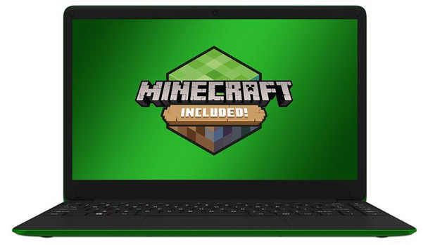  LEADER Companion 403 Green - Minecraft Edition - 14' HD, Intel N4020, 4GB RAM, 128GB eMMC, Wi-Fi AC, Windows 11 Professional, 1 Year 