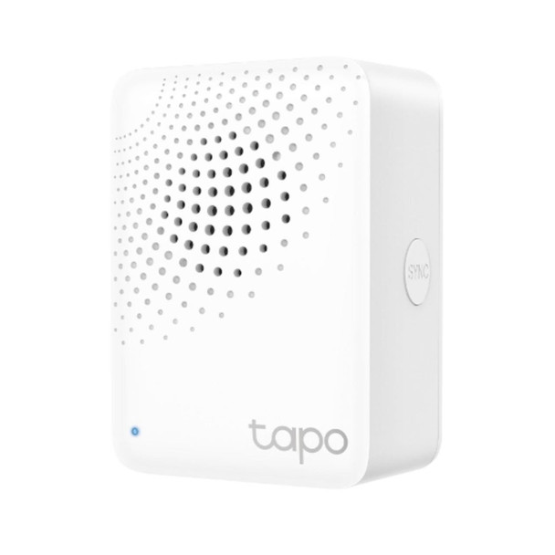 TP-LINK Tapo Smart IoT Hub with Chime, Whole-Home Coverage, Low-Power Wireless Protocol , Smart Alarm, Smart Doorbell (Tapo H100）