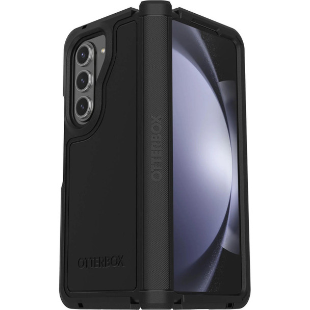 OTTERBOX Defender XT Samsung Galaxy Z Fold5 5G (7.6') Case Black - (77-94067), DROP+ 4X Military Standard, Rugged Hinge Protection, Port Covers