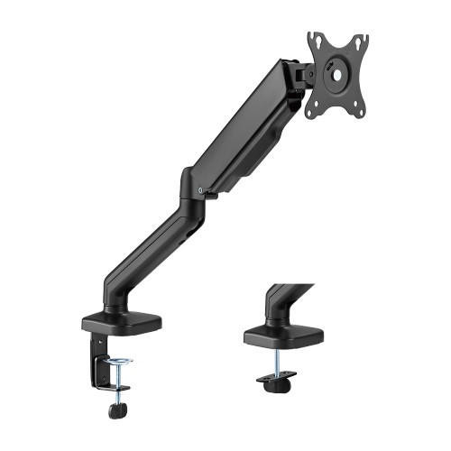  BRATECK Cost-Effective Spring-Assisted Monitor Arm Fit Most 17'-32' Monitor Up to 9KG VESA 75x75,100x100(Black) 
