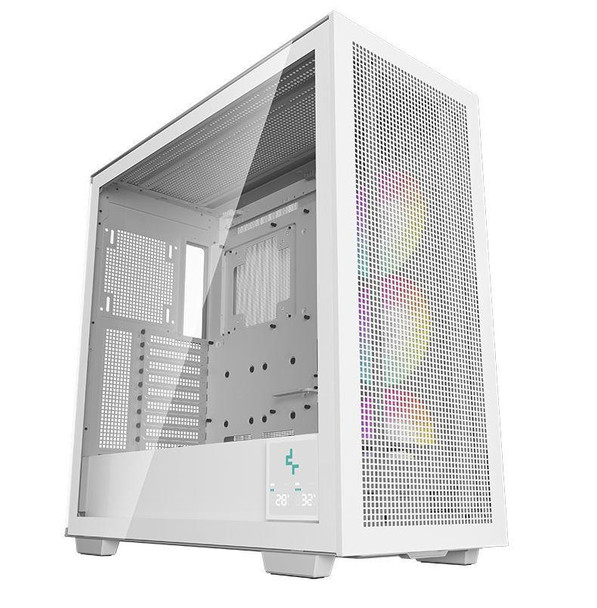  DEEPCOOL MORPHEUS WH Modular High Airflow ATX Case , 1xPre-Installed Fans, USB3.0×4, Audio×1, Type-C×1 