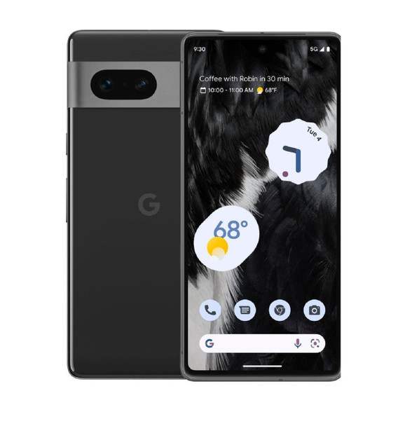 GOOGLE Pixel 7 5G 128GB - Obsidian (GA03923-US)*AU STOCK*, 6.3', Full HD+, 90Hz, 8GB/128GB, 50MP/10.8MP, Single SIM + eSIM, 4355mAh,2YR