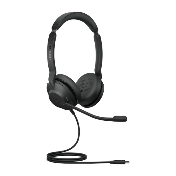 JABRA Evolve2 30 SE Wired USB-C MS Stereo Headset, Lightweight & Durable, Noise Isolating Ear Cushions, Clear Calls, 2Yr