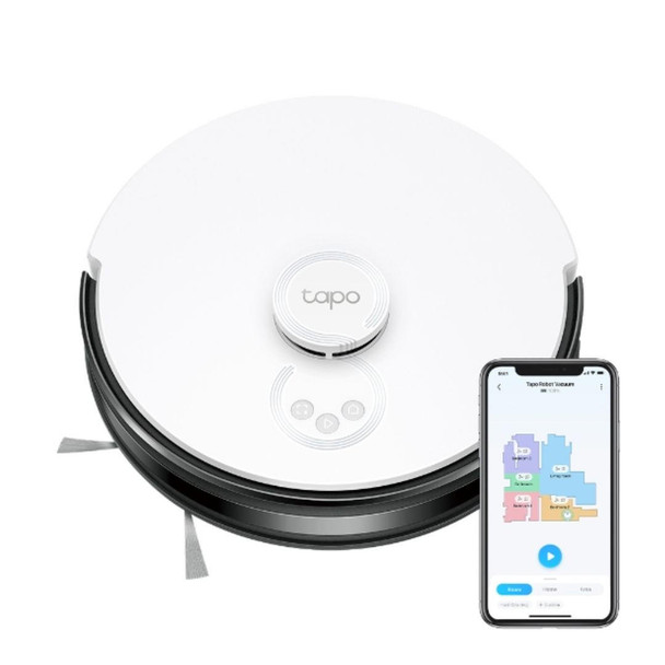 TP-LINK Tapo RV30C LiDAR Navigation Robot Vacuum, 4200Pa Hyper Suction, Auto-Charging, 3-Hour Continuous Cleaning