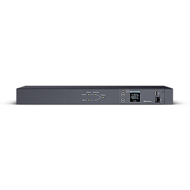  CYBERPOWER PDU24004 Metered ATS Power Distribution Unit - 10 Amp 