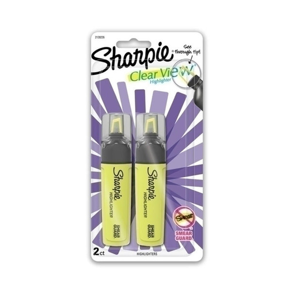  SHARPIE C/V Hiltr Tank Yellow Pack of 2 Box of 6 