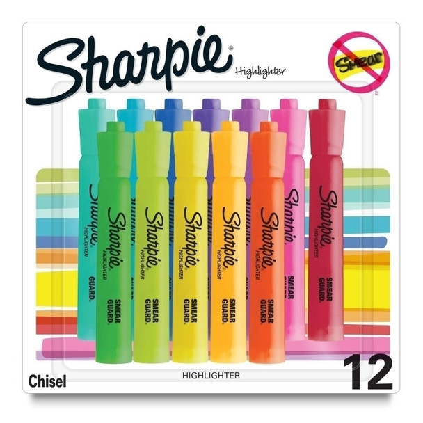  SHARPIE Hiltr Tank  Assorted   Pack of 12  Box of 3 