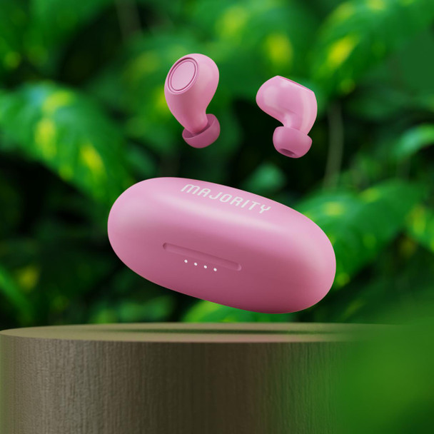 MAJORITY Majority Tru Bio TWS Earphones - Pink 
