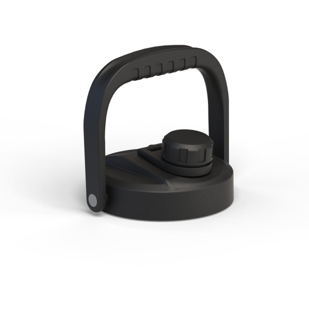  Iron Flask Bottle with Spout Lid, Midnight Black - 128oz/3800ml 