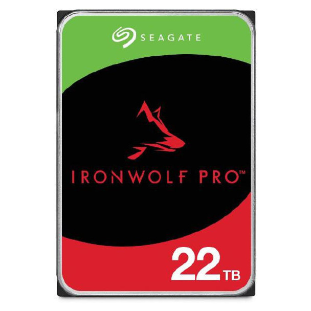 SEAGATE Seagate IronWolf Pro NAS 22TB ST22000NT001 3.5" Internal SATA 6Gb/s, 1.2M hours MTBF, 5-year limited
