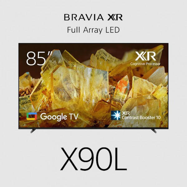 SONY Sony Bravia X90L TV 85" Premium 4K (3840 x 2160), 100Hz, 17/7, 787-cd/m2, HDR10, HLG, Dolby Vision, XR Motion Clarity, XR TRILUMINOS PRO, Android TV