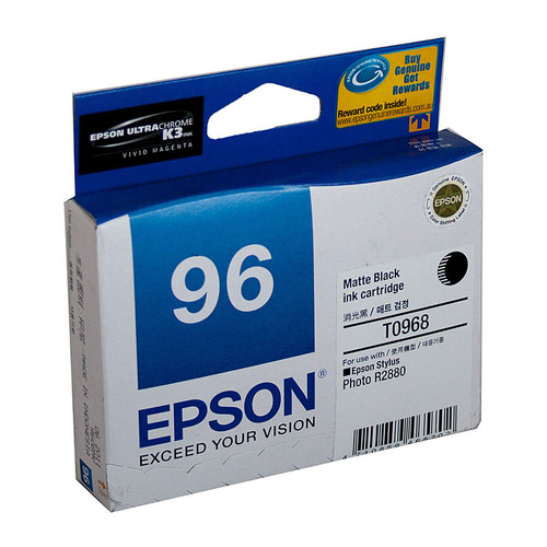 EPSON T096 Matte Black Ink suits Epson Stylus Photo R2880 (D-E968) shop ...