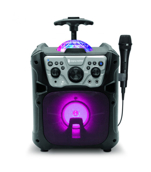 SINGING MACHINE Singing Machine Mini Fiesta Bluetooth + Light Show (IW