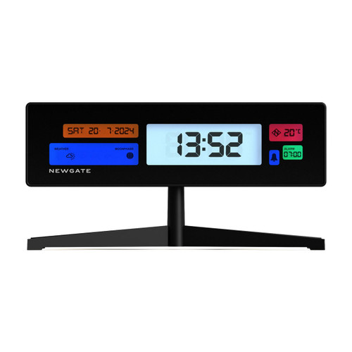 Supergenius Lcd Alarm Clock Matte White