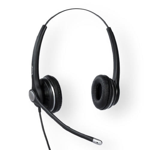 SNOM A100D Wideband Binaural Headset For Snom-D3xx/D7xx/7xx, 300 ...