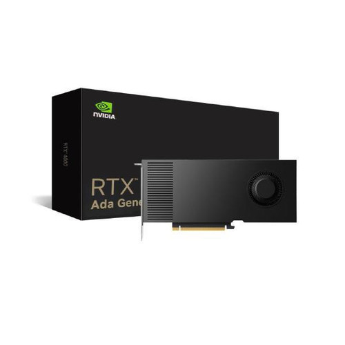 NVIDIA RTX 4000, 20GB, GDDR6 160-bit, 280GB/s, PCIe Gen4 x 16, Single ...