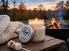 Campfire Marshmallow - Scented Natural Soy Wax Candle - 8 Oz Mason Jar