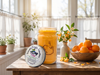 Orange Blossoms - Scented Natural Soy Wax Candle - 16 Oz Mason Jar