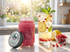 Pomegranate Lemonade - Scented Natural Soy Wax Candle - 16 Oz Mason Jar