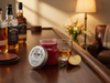 Apples 'n' Maple Bourbon (Red) - Scented Natural Soy Wax Candle - 8 Oz Mason Jar