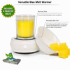 Round Ceramic Tray Wax Melt Warmer & 4 Scented Melt Wax Packs