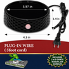 Compact Candle Warmer (Black) w/ 2 x 8-Ounce Scented Natural Wax Candles from Sneaky Frog