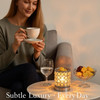 Crystal Glow Wax Melt Warmer & 4 Scented Wax Melt Packs