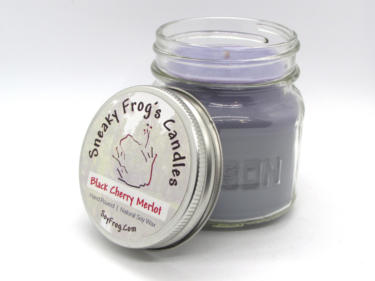 Sneaky Frog Mason Jar Candle - Thumbnail 2