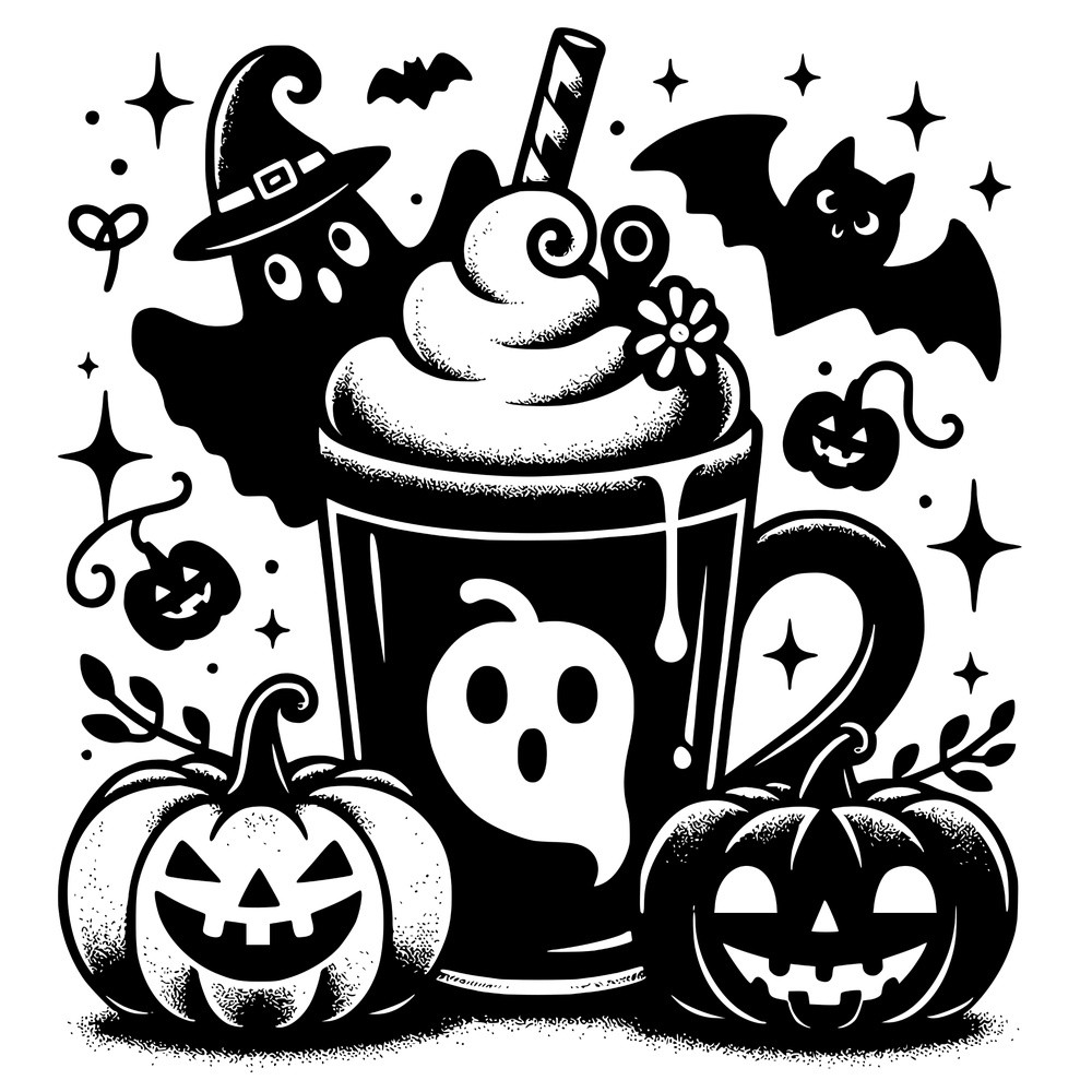 Kandle Koasters - Halloween Series - Scary Halloween Latte