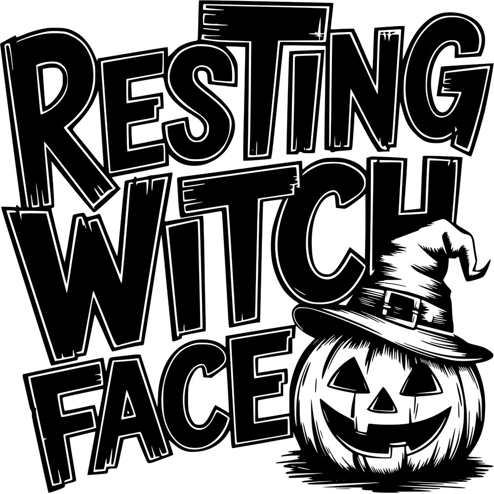 Kandle Koasters - Witch Humor - Resting Witch Face
