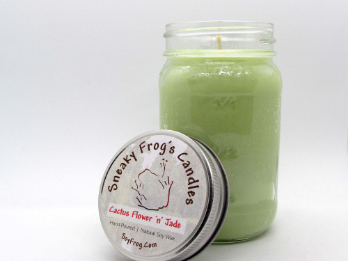 Cactus 'n' Jade Flower Scented Natural Soy Wax Candles