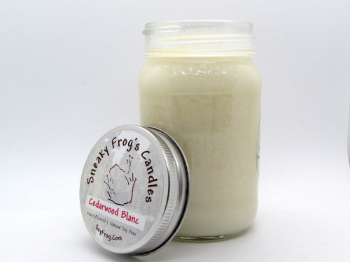 Cedarwood Blanc Scented Natural Soy Wax Candles