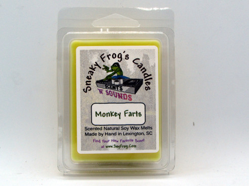 Monkey Farts Scented Soy Wax Melts -- Hand Poured