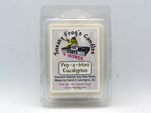 Pep-a-Mint Eucalyptus Scented Soy Wax Melts -- 2.3 Ounce Packs Pep-a-Mint Eucalyptus Scented Soy Wax Melts -- 2.3 Ounce Packs