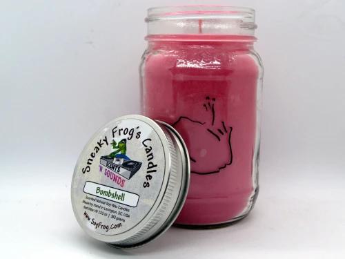 Bombshell - Scented Natural Soy Wax Candle - 16 Oz Mason Jar
