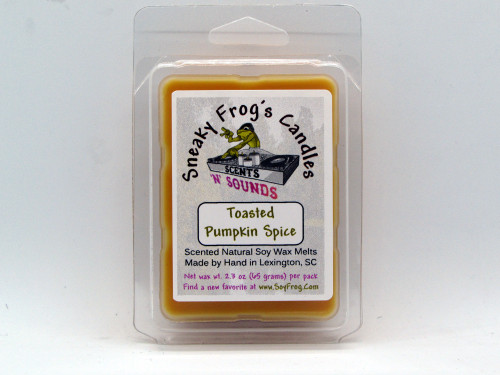 Toasted Pumpkin Spice Scented Soy Wax Melts -- Hand Poured