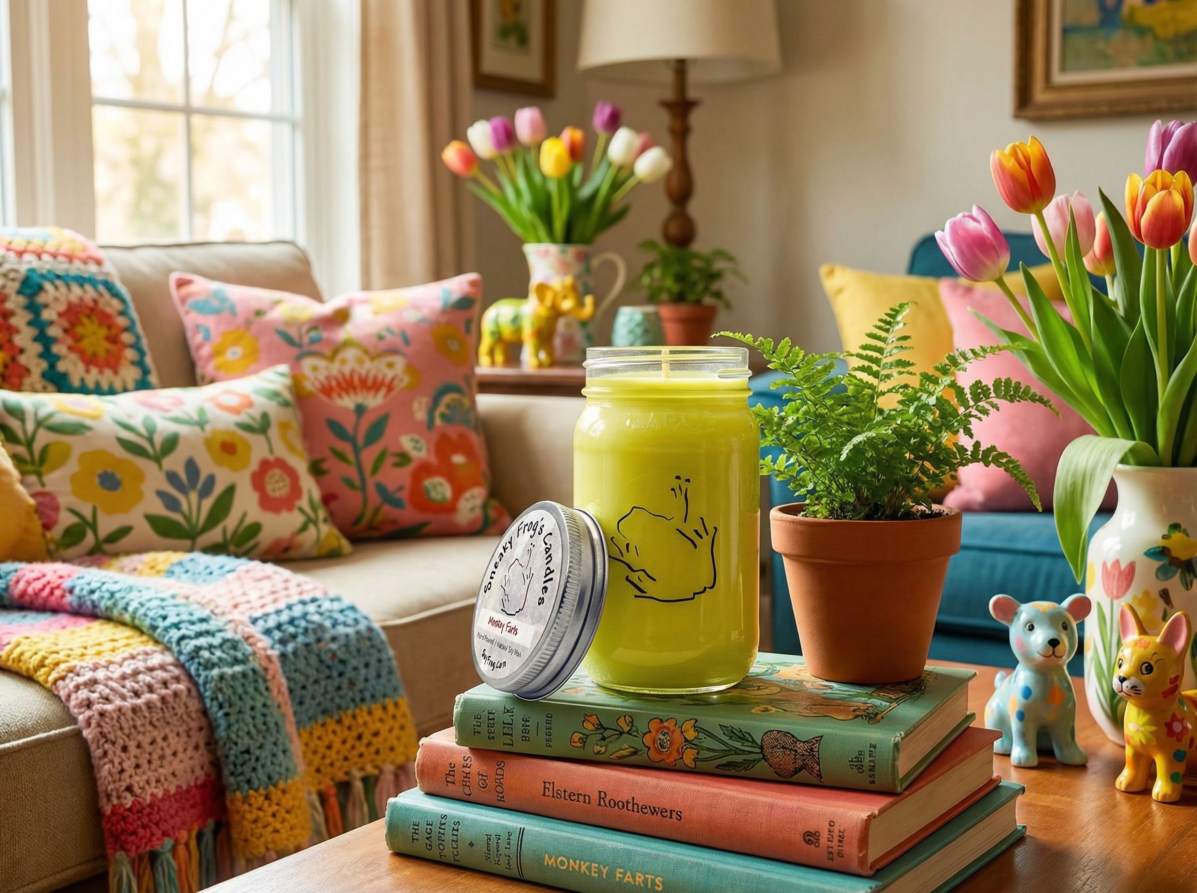 Monkey Farts Soy Wax Candle